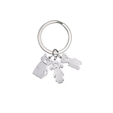 Load image into Gallery viewer, Child Mother Kid Personalized Keychain Custom Name Key Chain Boy Girl Dog Cat Gift For Women Man Family Mom Dad Original Jewelry