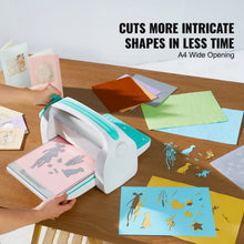 Load image into Gallery viewer, VEVOR 6/9in Manual Die Cutting Embossing Machine Mini Opening Scrapbooking Handmake Tools for DIY Art Craft Card Decorations