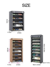 Load image into Gallery viewer, Dustproof Shoe Storage Rack Organizer Multilayer Nonwoven Shoes Storage Cabinet Home Hallway Space-saving Cabinets Shoe Shelf