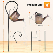 Load image into Gallery viewer, Solar Watering Can Light Hanging Waterfall Lamp Waterproof Outdoor Garden Decor Yard Porch Lawn Backyard Landscape Sun LED Lamp