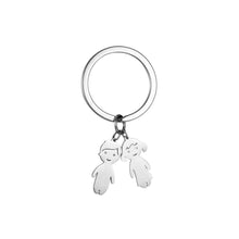Load image into Gallery viewer, Child Mother Kid Personalized Keychain Custom Name Key Chain Boy Girl Dog Cat Gift For Women Man Family Mom Dad Original Jewelry
