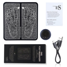 Load image into Gallery viewer, EMS Foot Massage Physiotherapy Multi-directional Electric Muscle Stimulator Contraction Promote Blood Circulation USB Charge
