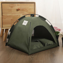 Load image into Gallery viewer, Pet Tent Bed Cats House Supplies Products Accessories Warm Cushions Furniture Sofa Basket Beds Winter Clamshell Kitten Tents Cat
