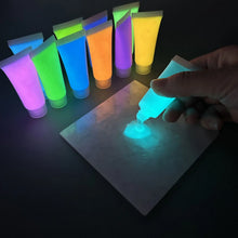 Load image into Gallery viewer, 15/20g Super Bright Luminous Epoxy Resin Pigment Glow In The Dark Liquid Colorant Body Art UV Body Paint Set Each
