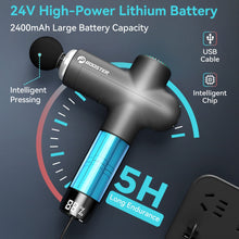 Load image into Gallery viewer, Booster Massage Gun Electric Neck Massager Smart Hit Fascia Gun for Body Massage Relaxation Fitness Muscle Pain Relief