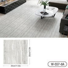 Load image into Gallery viewer, Simulated Marble Tile Floor Sticker PVC Waterproof Self-adhesive for Living room Toilet Kitchen Home Floor Decor 3d Wall sticker