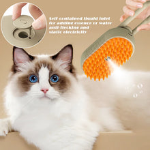 Load image into Gallery viewer, 3-in-1 Dog Hair Brush Cat Hair Brush Electric Pet Cleaning Brush Steam Spray Brush Massage Hair Removal Comb Anti Flying Brush