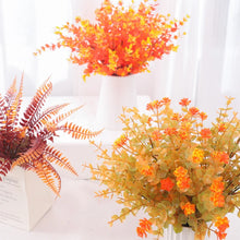 Load image into Gallery viewer, Autumn Artificial Flowers For Vase Home Christmas Decor Fake Plants Wreath Outdoors Wedding Bouquet Party Halloween Decoration