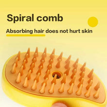 Load image into Gallery viewer, Cat Steam Brush Steam Brush 3in1 Electric Spray Cat Hair Brush Massage Pet Beauty Massage Comb Soft Silicone Hair Removal Comb