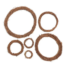Load image into Gallery viewer, 8-30CM Christmas Artificial Wreath Wicker Vine Ring Festival Rattan Garland Xmas Party Decoration Garlands