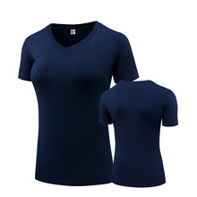 Load image into Gallery viewer, Fitness Women Shirts Quick Drying T Shirt Elastic Yoga Sport Tights Gym Running Tops Short Sleeve Tees Blouses Jersey camisole