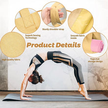 Load image into Gallery viewer, Oxford Mat Carry Bag Multifunctional Yoga Pilates Mat Case Bag Large Capacity Washable Lightweight Foldable for Tourism Fitness