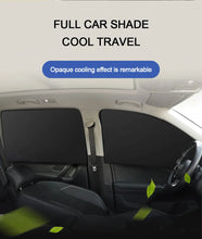 Load image into Gallery viewer, SEAMETAL 2Pcs Car Side Window Sun Shade Magnet Privacy Curtains UV Reflection Anti Glare UV Block Sunshade for Front/Back Window