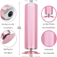 Load image into Gallery viewer, Electronic foot file pedicure sander for removing dead skin, electric callus remover with 60pcs replacement sandpaper disc
