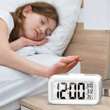 Load image into Gallery viewer, LED Digital Alarm Clock Backlight Snooze Data Time Calendar Desktop Multifunction Electronic Backlight Table Clock