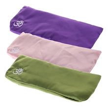 Load image into Gallery viewer, Yoga Eye Pillow Silk Cassia Seed Lavender Relaxation Mask Aromatherapy