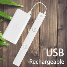 Load image into Gallery viewer, PZSUNLY Cabinet Light USB Rechargeable Motion Sensor Led Light For Kitchen Wardrobe Cabinet Lighting 20cm/30cm/40cm/60CM/80CM