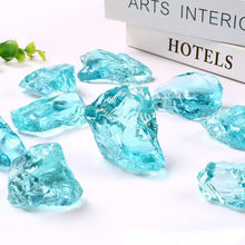 Load image into Gallery viewer, Irregular Glaze Glass Stone Healing Crystal Reiki Quartz Meditation Aromatherapy Stone Fish Tank Landscaping Garden Home Decor