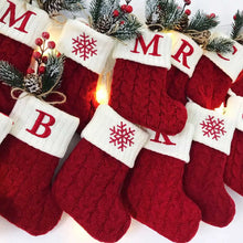 Load image into Gallery viewer, Christmas Alphabet Knitting Socks Christmas Tree Ornaments Christmas Decorations For Home