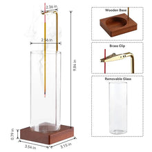 Load image into Gallery viewer, Incense Holder,Incense Holder For Sticks,Removable Glass Ash Catcher, Mess-Free Incense Burner,Meditation,Yoga,Spa