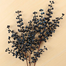 Load image into Gallery viewer, Christmas Red Berry PE Artificial Flower 5 Branches Fake Berries Christmas Wreath Handmade Accessories Home New Year Decorations