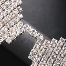 Load image into Gallery viewer, Stonefans Fashion Rhinestone Eyeglass Frame Bridal Face Decoration Adjustable Full Crystal Sunglasses Jewelry Wedding for Women
