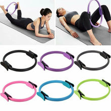 Load image into Gallery viewer, Yoga Fitness Ring Circle Pilates Women Girl Exercise Home Resistance Elasticity Yoga Ring Circle Gym Workout Pilates Accessories