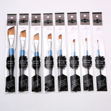 Load image into Gallery viewer, Hand Painted Brush Nylon Hair Artist Paintbrush Acrylic Art Paint Brush, Fine Tip Paint Brush for Watercolor Paint Brush F19E