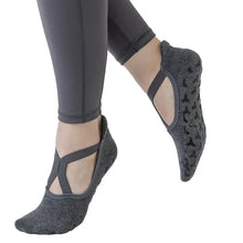 Load image into Gallery viewer, Women Yoga Socks Anti Slip Bandage Sports Ladies Girls Ballet Socks Dance Sock Slippers Yoga Socks Non Slip Acupressure Mat