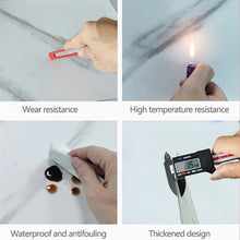 Load image into Gallery viewer, Simulated Marble Tile Floor Sticker PVC Waterproof Self-adhesive for Living room Toilet Kitchen Home Floor Decor 3d Wall sticker