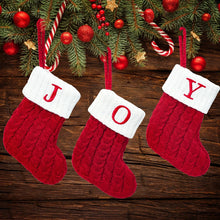 Load image into Gallery viewer, Christmas Alphabet Knitting Socks Christmas Tree Ornaments Christmas Decorations For Home