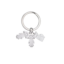Load image into Gallery viewer, Child Mother Kid Personalized Keychain Custom Name Key Chain Boy Girl Dog Cat Gift For Women Man Family Mom Dad Original Jewelry