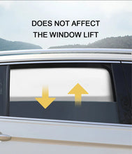 Load image into Gallery viewer, SEAMETAL 2Pcs Car Side Window Sun Shade Magnet Privacy Curtains UV Reflection Anti Glare UV Block Sunshade for Front/Back Window