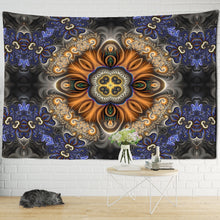 Load image into Gallery viewer, India Mandala Tapestry Wall Hanging Boho Decor Wall Cloth Tapestries Psychedelic Hippie Night Moon Tapestry Mandala Wall Carpet
