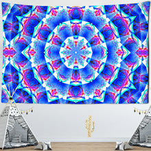 Load image into Gallery viewer, India Mandala Tapestry Wall Hanging Boho Decor Wall Cloth Tapestries Psychedelic Hippie Night Moon Tapestry Mandala Wall Carpet