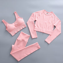 Load image into Gallery viewer, Seamless Woman Sportswear Yoga Sets Workout Sports Bra Gym Clothing High Waist Legging Fitness Women Tracksuit Athletic Outfits