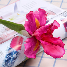 Load image into Gallery viewer, Artificial Iris Flower Branch Spring Wedding Decor Home Table Decoration Flores Silk Fake Flower Party Supplies