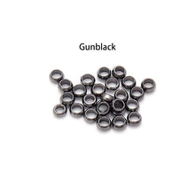 Load image into Gallery viewer, 200pcs/Lot Copper Ball Crimp End Beads Positioning Beads Stopper Spacer Beads For Jewelry Making Findings DIY Bracelet Supplies