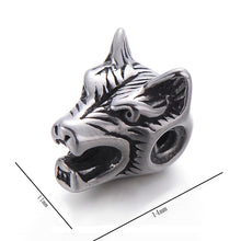Load image into Gallery viewer, Pipitree DIY Vintage Stainless Steel Beads Claw Elephant Dragon Skull Beads Spacers Charms for Men Bracelet Jewelry Making