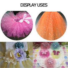 Load image into Gallery viewer, Baby Shower Glitter Sequin Tulle Roll 10 yard 15cm Spool Tutu Wedding Decoration Organza