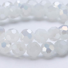 Load image into Gallery viewer, 3/4/6/8MM Round Transparent Crystal Faceted Bead For Bracelet Jewelry Making Bulk DIY Needlework Accessories Loose Glass Beads