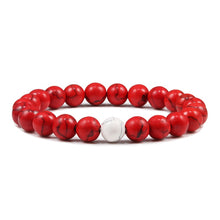 Load image into Gallery viewer, 6MM 8MM 10MM Natural Stone Red Stone Prayer Beaded Bracelet Rosary Meditation Bracelets Men Women Yoga Jewelry Gift Pulsera