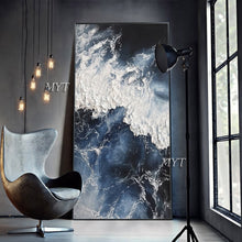 Load image into Gallery viewer, Abstract 3D Gold Thick Art Handmade Oil Painting Canvas Gold Paintings Wall Pictures Art Wall Artwork For Dining Room Unframed