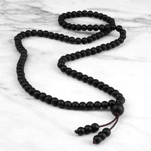 Load image into Gallery viewer, 108 Wooden Beads Bracelet 6mm Natural Tiger Eye Stone Malachite Men Necklace Meditation Prayer Wrap Bangles Fashion Jewelry Gift