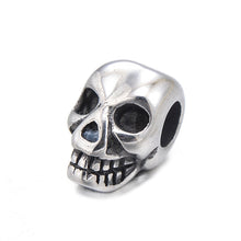 Load image into Gallery viewer, Pipitree DIY Vintage Stainless Steel Beads Claw Elephant Dragon Skull Beads Spacers Charms for Men Bracelet Jewelry Making