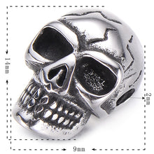 Load image into Gallery viewer, Pipitree DIY Vintage Stainless Steel Beads Claw Elephant Dragon Skull Beads Spacers Charms for Men Bracelet Jewelry Making