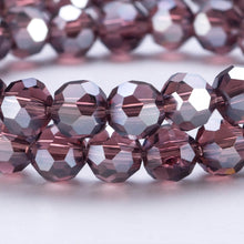 Load image into Gallery viewer, 3/4/6/8MM Round Transparent Crystal Faceted Bead For Bracelet Jewelry Making Bulk DIY Needlework Accessories Loose Glass Beads