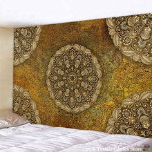 Load image into Gallery viewer, India Mandala Tapestry Wall Hanging Boho Decor Wall Cloth Tapestries Psychedelic Hippie Night Moon Tapestry Mandala Wall Carpet