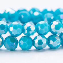 Load image into Gallery viewer, 3/4/6/8MM Round Transparent Crystal Faceted Bead For Bracelet Jewelry Making Bulk DIY Needlework Accessories Loose Glass Beads