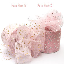 Load image into Gallery viewer, 25Yards 6cm Star Tulle Confetti Glitter Mesh Baking Cake Topper Tutu Pom Bow Soft Sequine Organza DIY Wedding Birthday Decoration